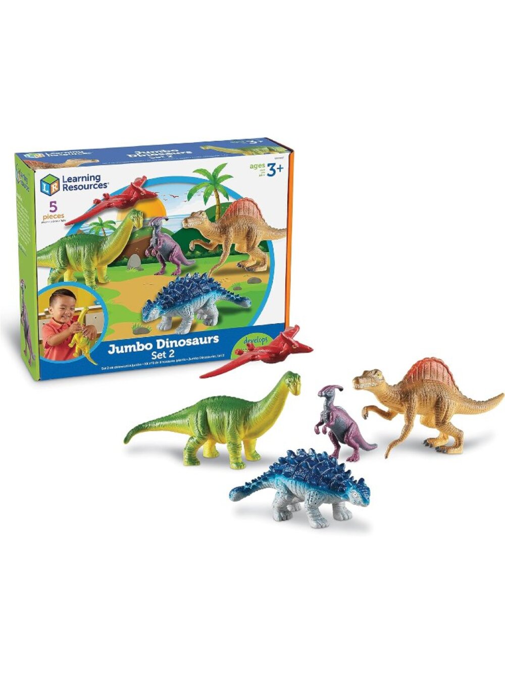 Learning Resources Jumbo Dinosaurs - Set 2